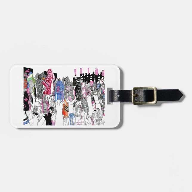 Survivor Salute Luggage Tag (Front Horizontal)