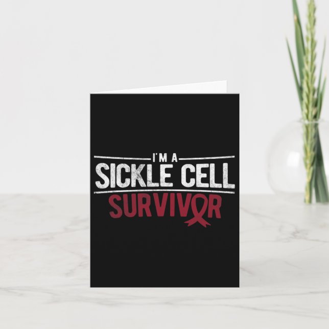 Survivor Sickle Cell  Card (Front)