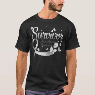 Survivor Sleep Apnoea Awareness Butterfly T-Shirt