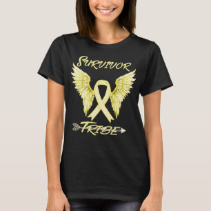 survivor tribe bone cancer awareness gift T-Shirt