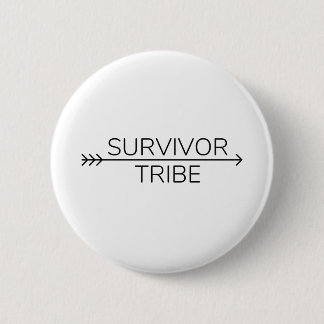 Survivor Tribe Logos (black) 6 Cm Round Badge