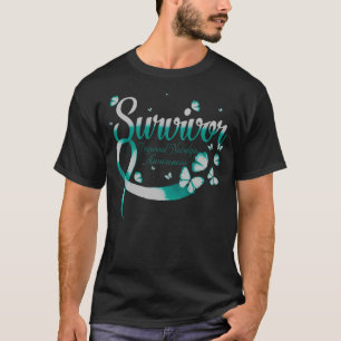 Survivor Trigeminal Neuralgia Awareness Butterfly T-Shirt