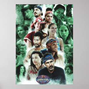 Survivor Winners At War Old School Poster