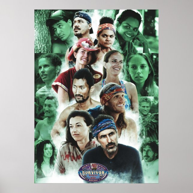 Survivor Winners At War Old School Poster (Front)