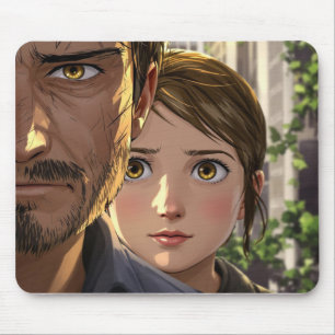 Survivors Post-Apocalyptic Cinematic Art Mouse Pad