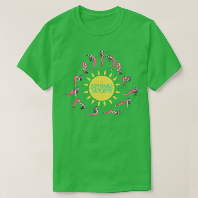 Surya Namaskar T-Shirt (Design Front)