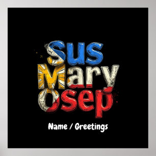 Sus Mary Osep Filipino Pride Customisable Poster
