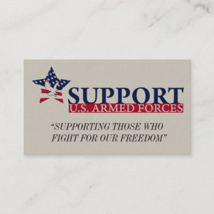 SUSAForg logo, “SUPPORTING THOSE WHO   FIGHT FO... Referral Card
