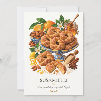 Susamielli – Vintage Italian Dessert Invitation