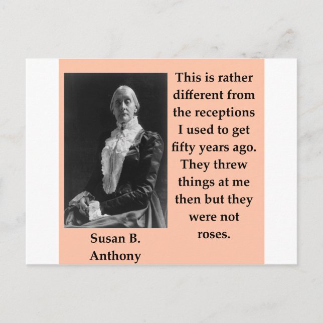 susan b anthony postcard (Front)