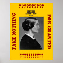 Susan B Anthony reminds us