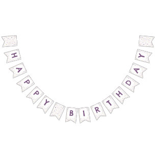 Susan Confetti Watercolor Dots Bunting Flag