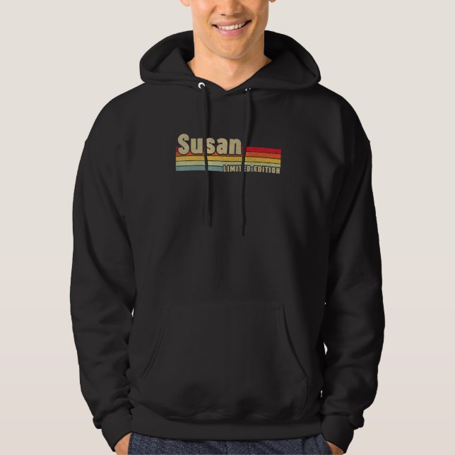 Susan Gift Name Personalised Birthday Funny Christ Hoodie (Front)