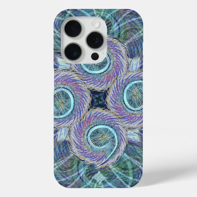 Susea Blu Studios Feather iPhone Case (Back)