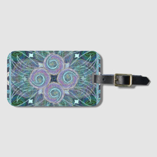 Susea Blu Studios Feather Luggage Tag