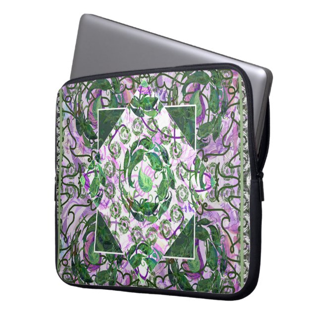 Susea Blu Studios Garden Laptop Sleeve (Front Left)