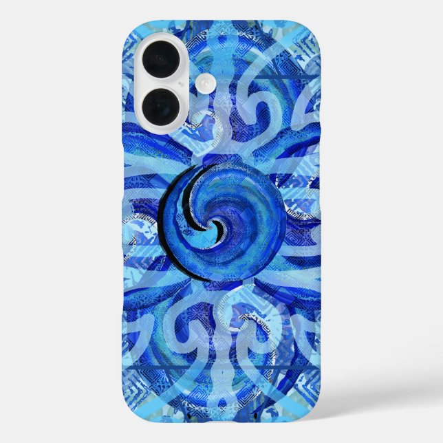 Susea Blu Studios Wave iPhone Case (Back)