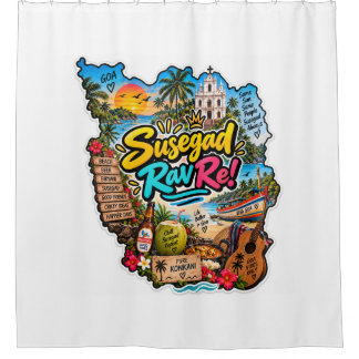 Susegad Rav Re! — Pure Konkani, Goan Soul Shower Curtain