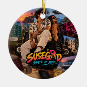 Susegad State of Mind • Goa Boy Forever • Same Sea Ceramic Tree Decoration