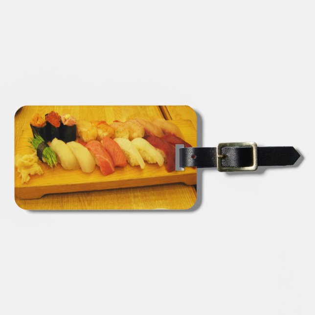 Sushi 寿司 luggage tag (Front Horizontal)