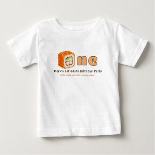 Sushi- 1st Birthday Baby T-Shirt