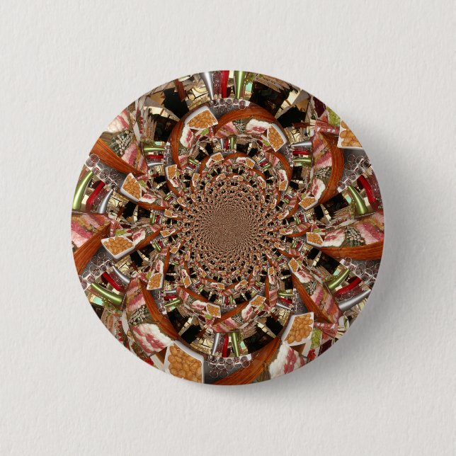 Sushi 6 Cm Round Badge (Front)