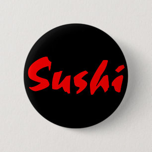 Sushi 6 Cm Round Badge