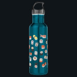 Sushi 710 Ml Water Bottle<br><div class="desc">Cute sushi pattern for lovers of Japan and good food.  Original art by Nic Squirrell.</div>
