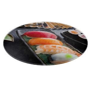 Sushi and rolls cutting board