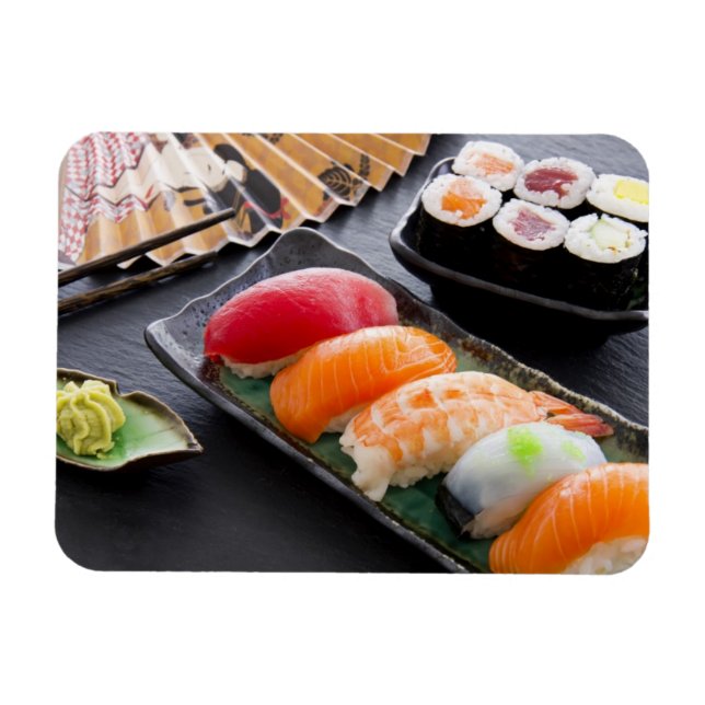 Sushi and rolls magnet (Horizontal)