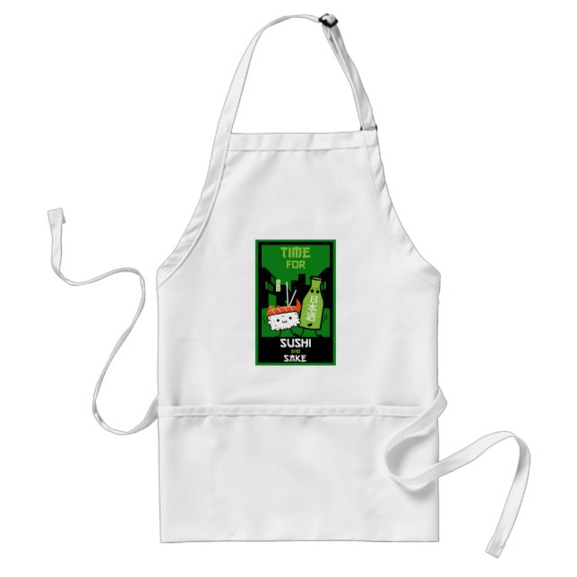 Sushi And Sake Foodies  Standard Apron (Front)