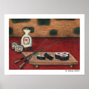 Sushi and Sake Poster