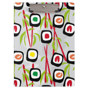 Sushi background clipboard