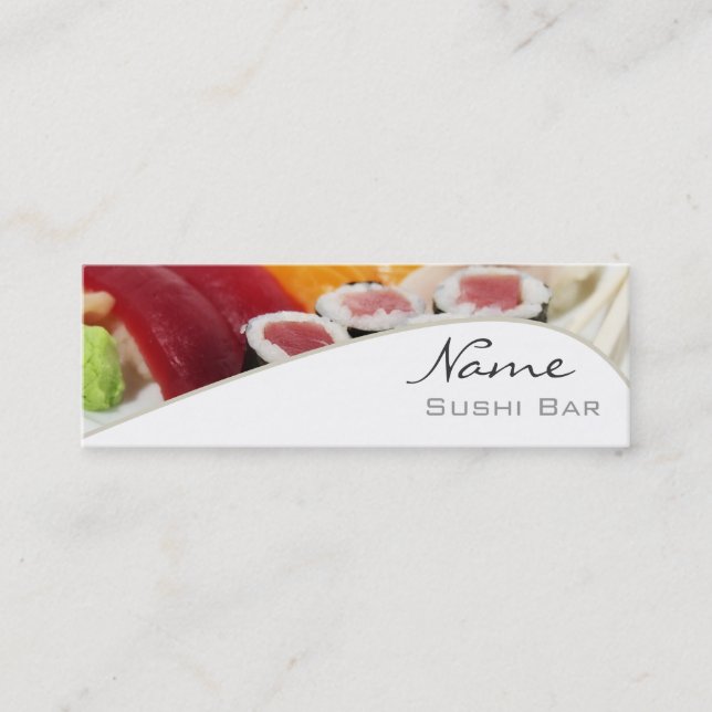 Sushi Bar Business Card (Front)