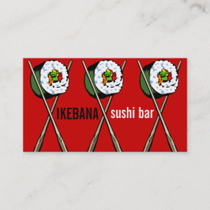 Sushi Bar Business Cards