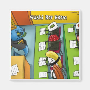 Sushi Bar Exam Tees Mugs Cards Gifts Etc Magnet