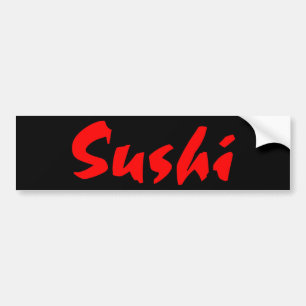Sushi Bumper Sticker