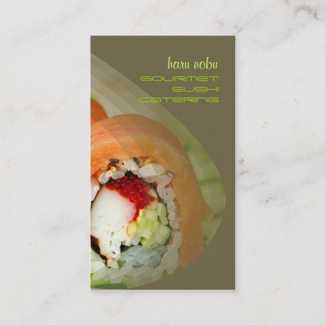 Sushi business cards (Front)