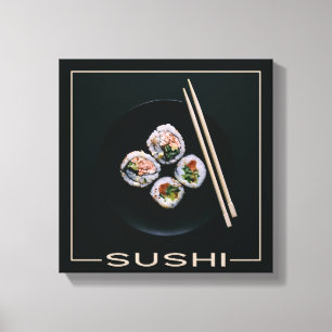 Sushi canvas print