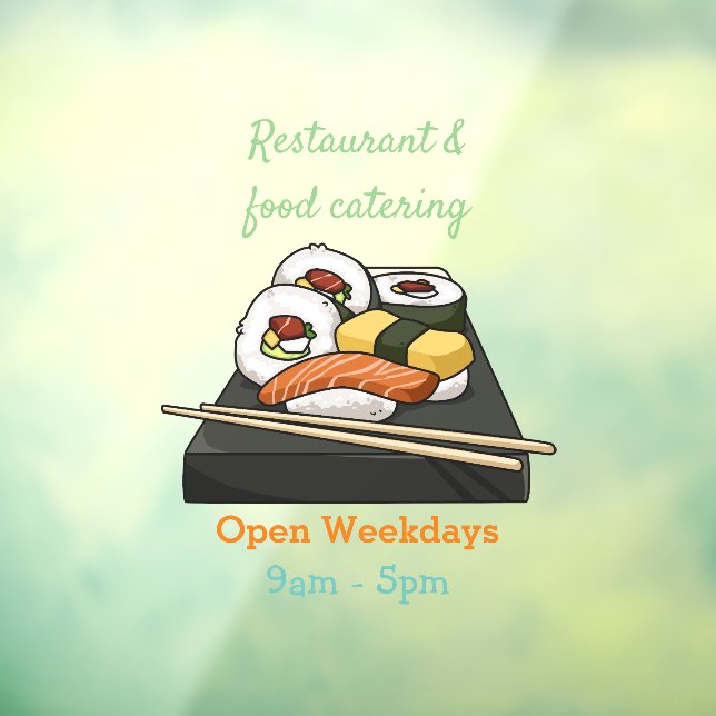 Sushi cartoon illustration (Sheet 3)