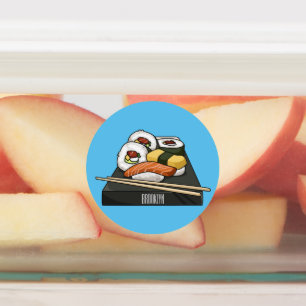 Sushi cartoon illustration