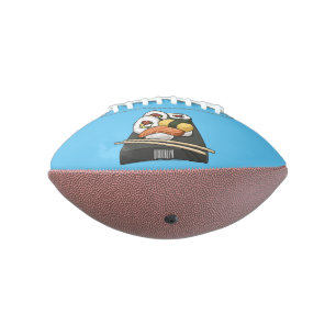 Sushi cartoon illustration football