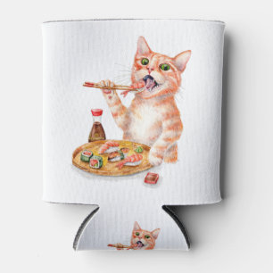 Sushi Cat Can Cooler