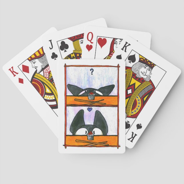 Sushi Cat! Playing Cards (Back)