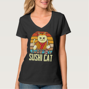 Sushi Cat Sashimi Nigiri Maki Cats T-Shirt