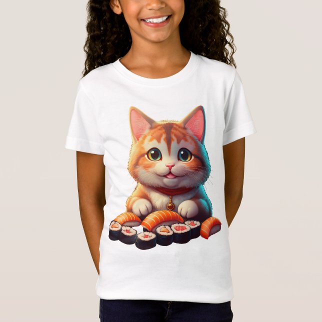 Sushi Cat T-Shirt (Front)