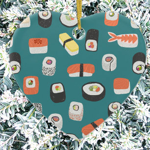 Sushi Ceramic Tree Decoration