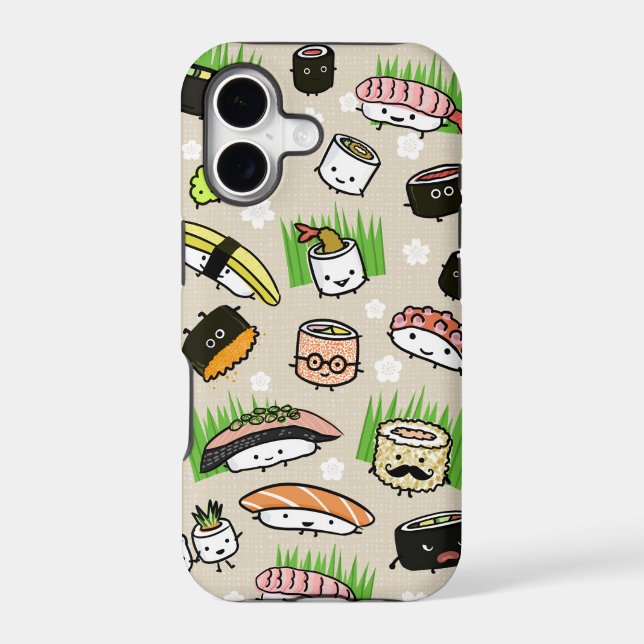 Sushi Characters Pattern (Back)