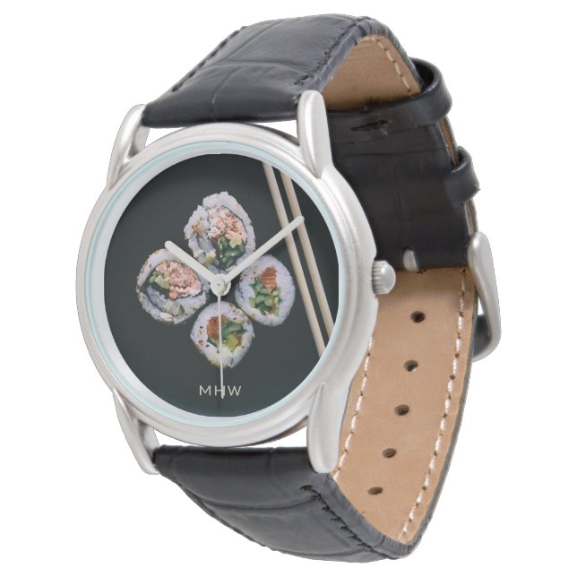 Sushi custom monogram watches (Angled)