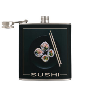 Sushi custom name flask